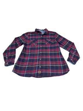 Legendary Whitetails Mens Plaid Button-Up Long-Sleeve Flannel Shirt XL (W772)